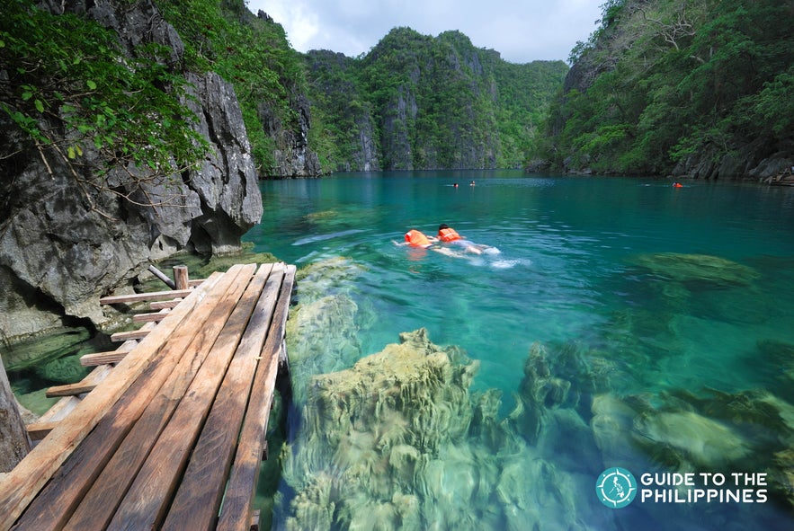 Kayangan Lake in Coron, Palawan Kayangan Lake in Coron, Palawan