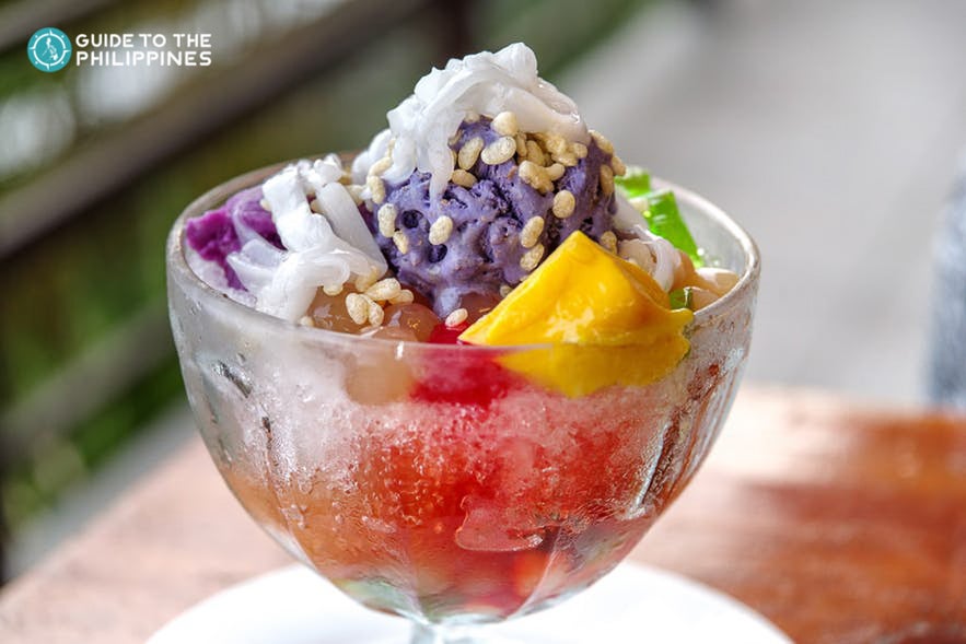 Halo-halo ice dessert in the Philippines Halo-halo ice dessert in the Philippines