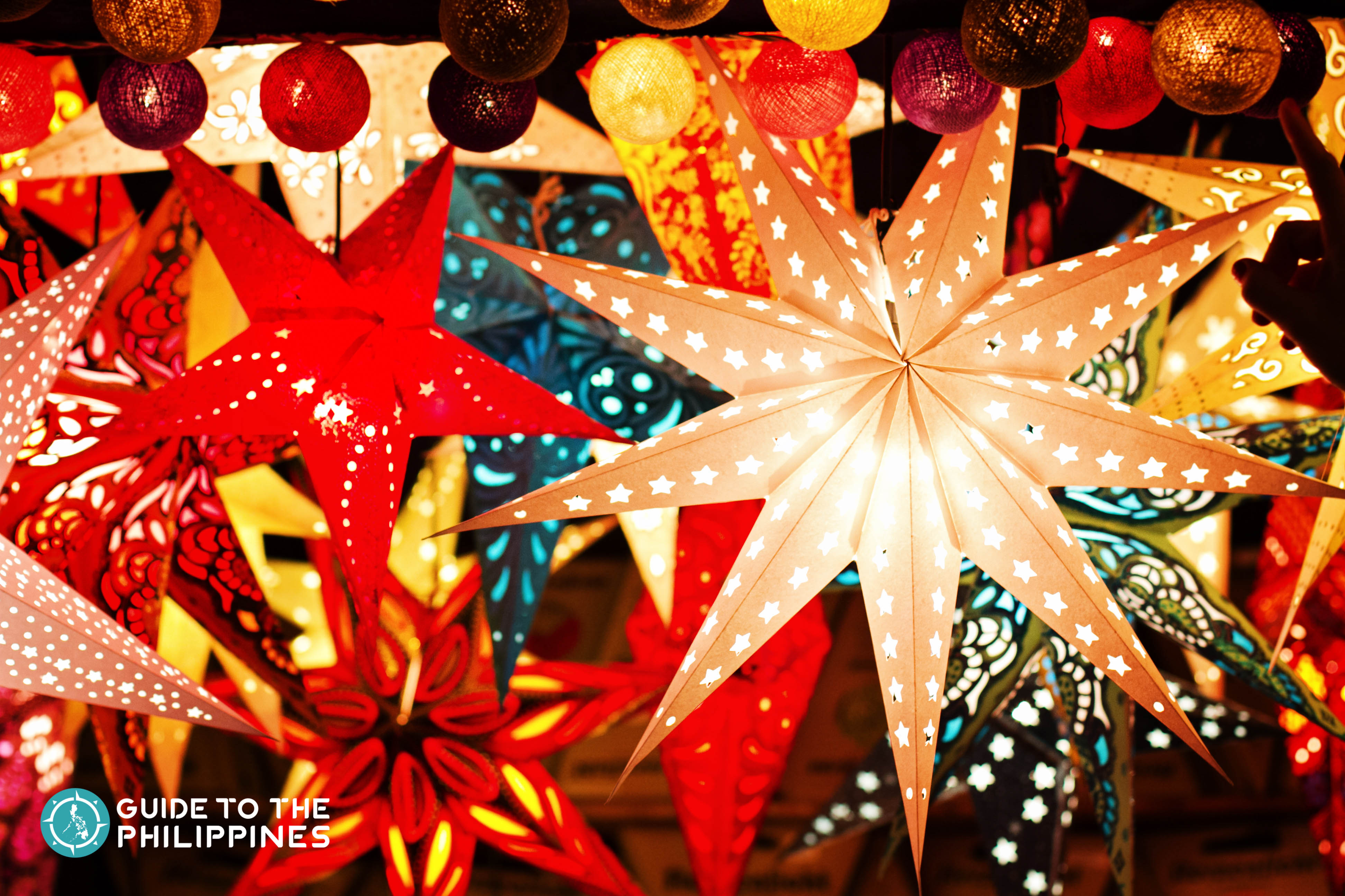 Christmas lanterns in the Philippines