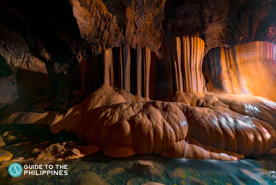 Impressive rock formations at Sumaguing Cave in Sagada Impressive rock formations at Sumaguing Cave in Sagada