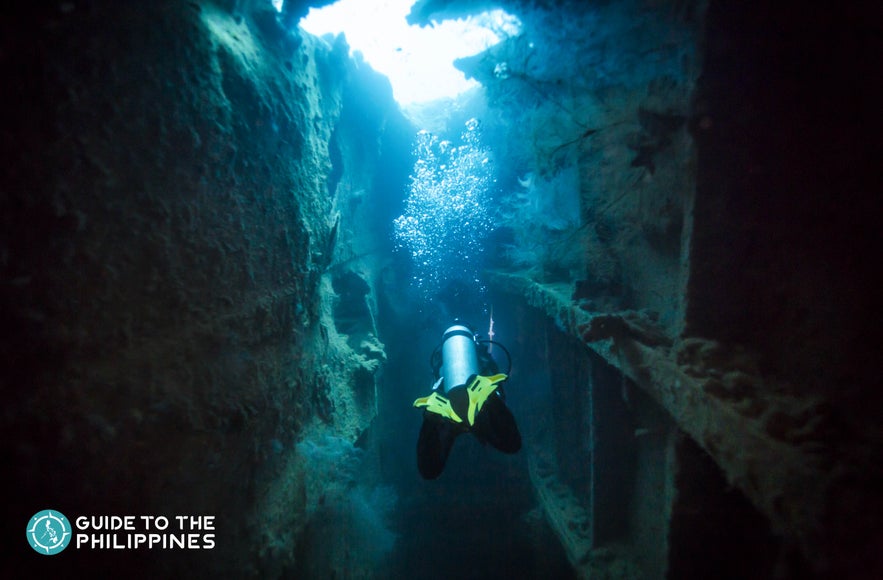World War II shipwreck diving in Coron, Palawan World War II shipwreck diving in Coron, Palawan