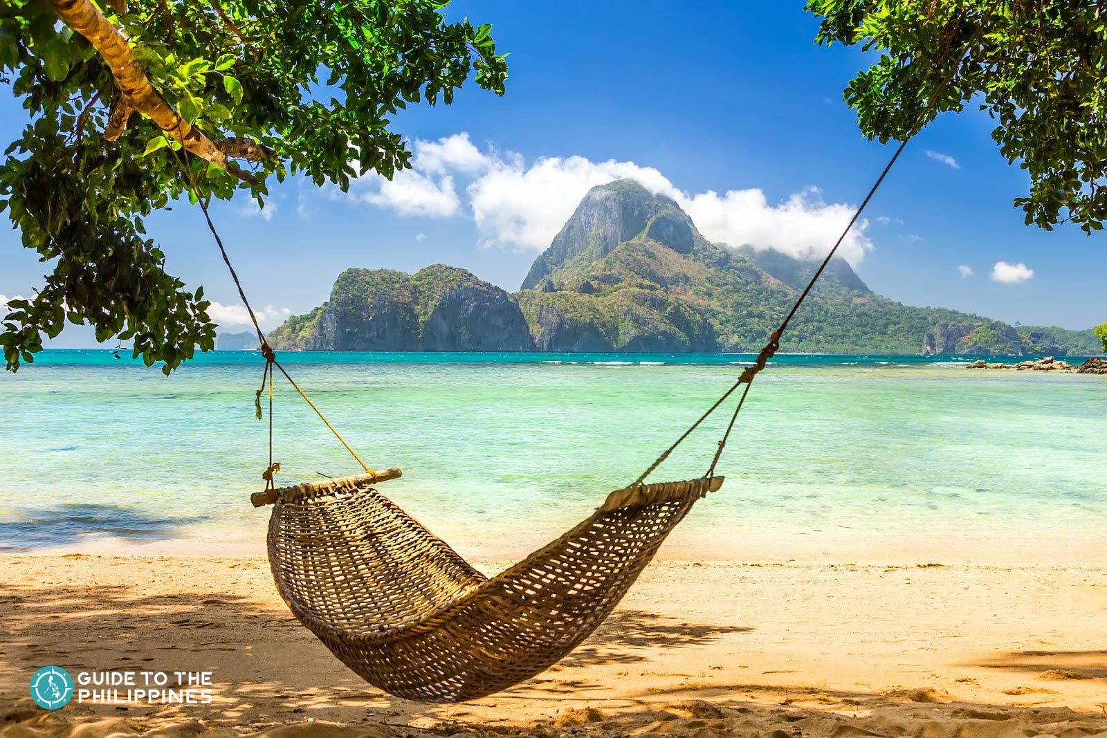 Hammock at Cabo Beach in Coron, Palawan
