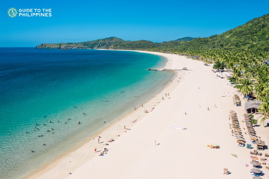 Nacpan Beach in El Nido, Palawan Nacpan Beach in El Nido, Palawan