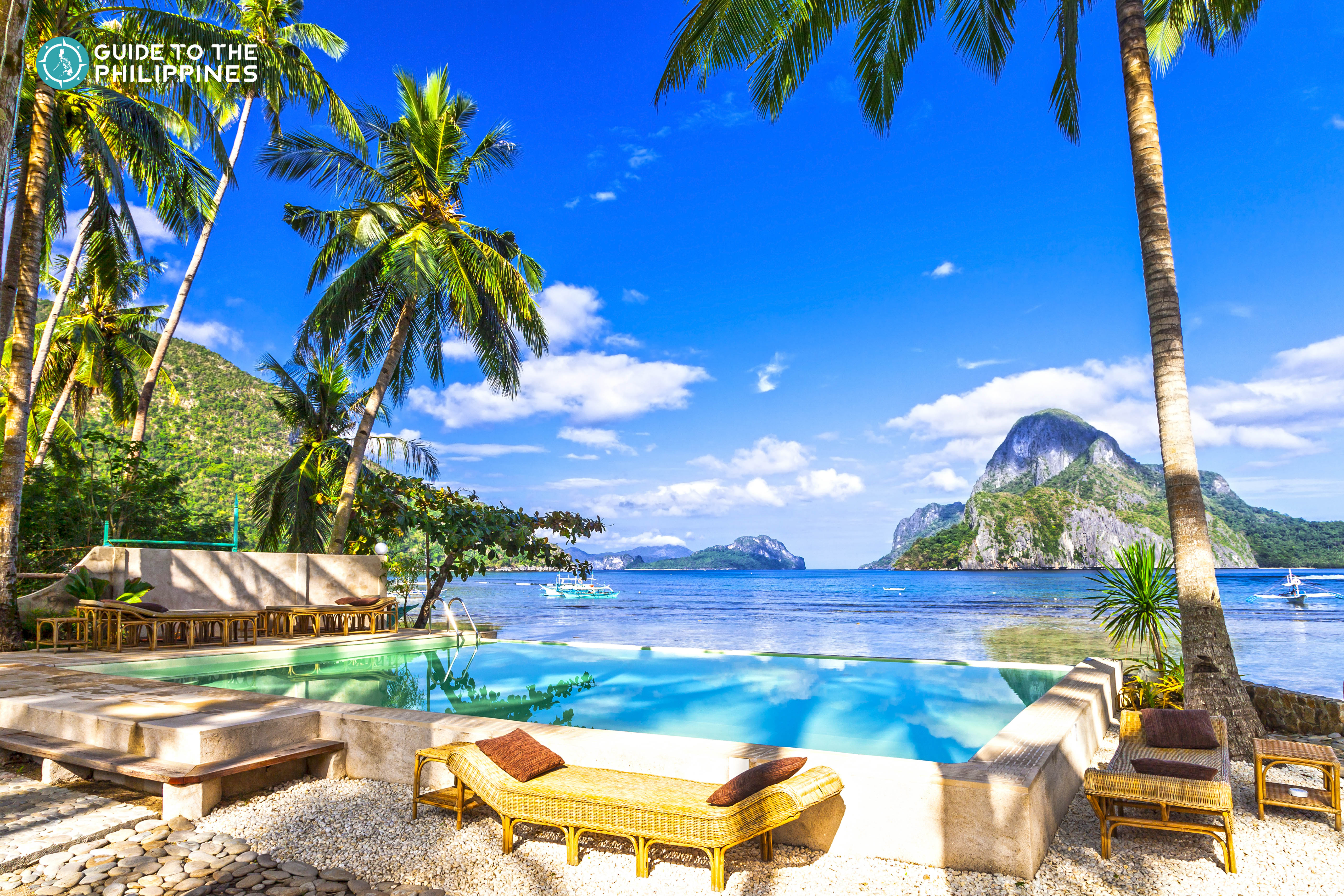 Luxury beach resort in El Nido, Palawan