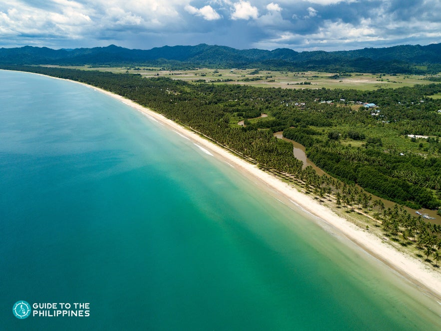 Long Beach in San Vicente is the longest beach in the Philippines Long Beach in San Vicente is the longest beach in the Philippines