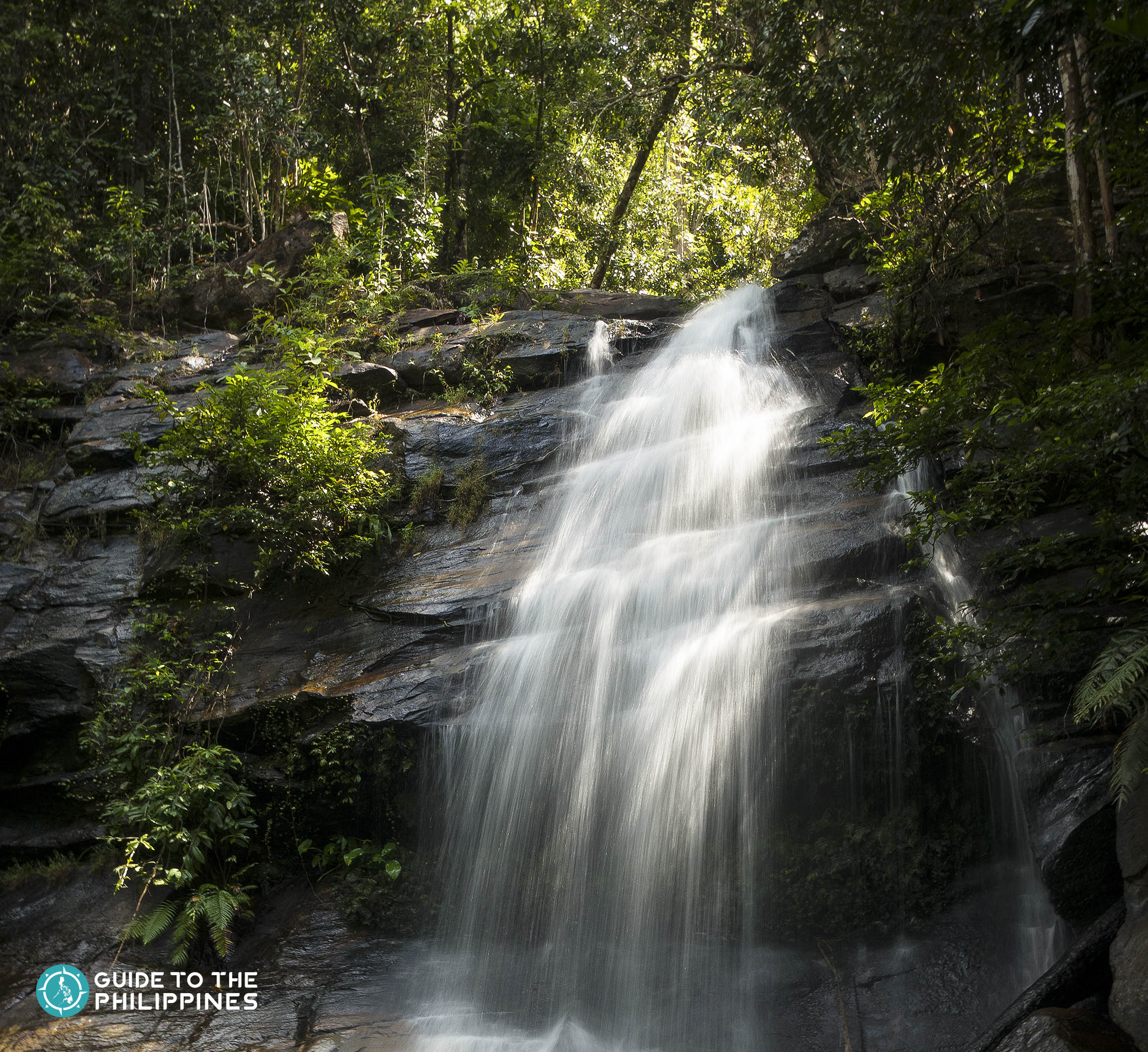 Bigaho Falls in San Vicente, Palawan