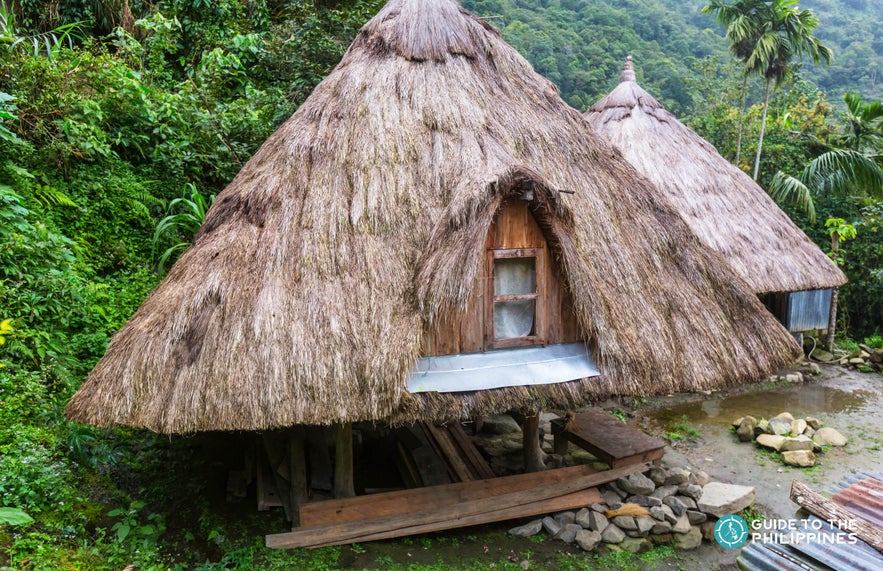 Traditional native house in Banaue, Ifugao Traditional native house in Banaue, Ifugao