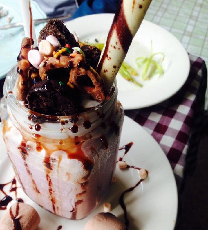Chocolate Milkshake at Las Vegas Lodge in Banaue Chocolate Milkshake at Las Vegas Lodge in Banaue