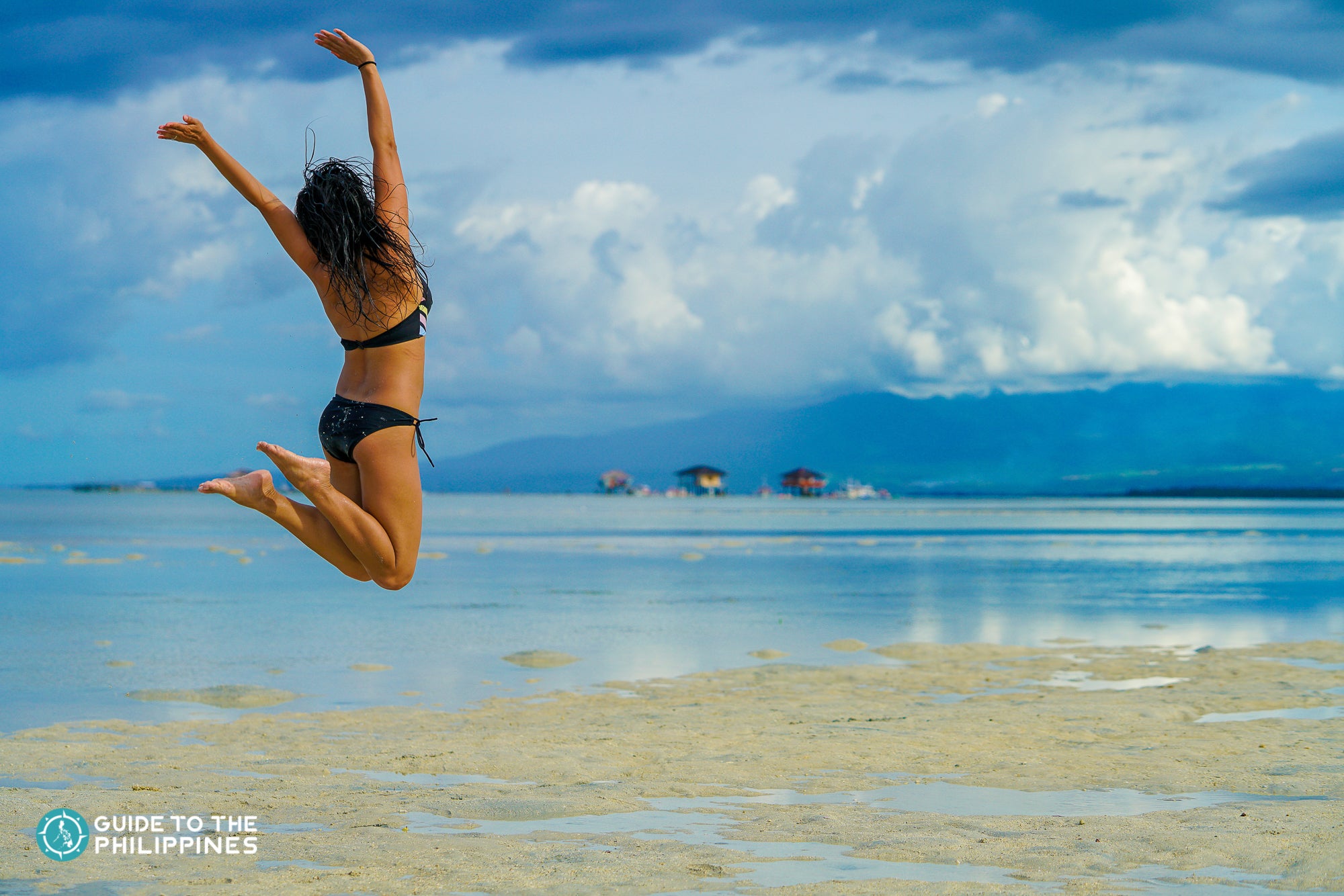 Traveller enjoying the warm days of summer