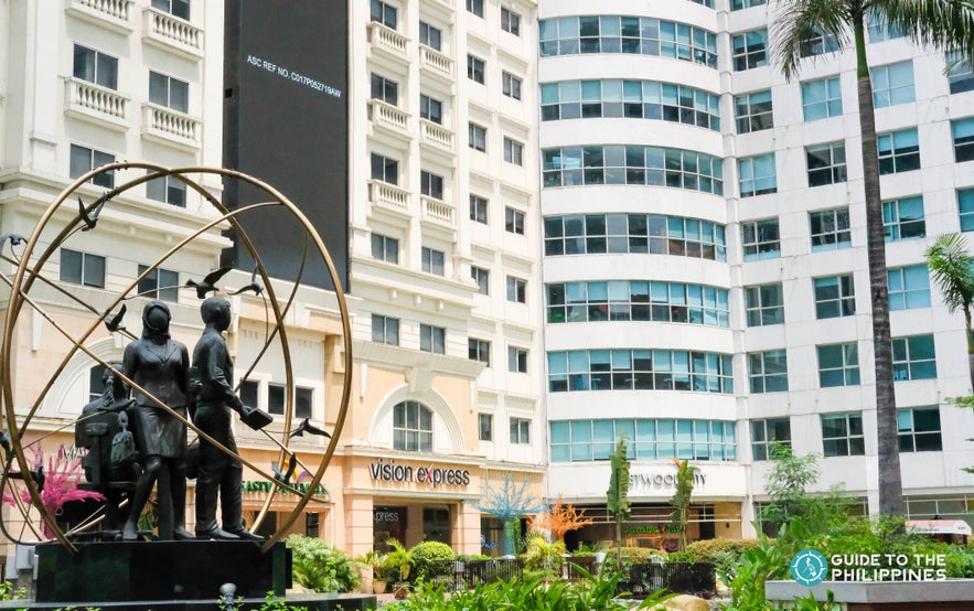 Entrance of Eastwood Mall in Quezon City Entrance of Eastwood Mall in Quezon City