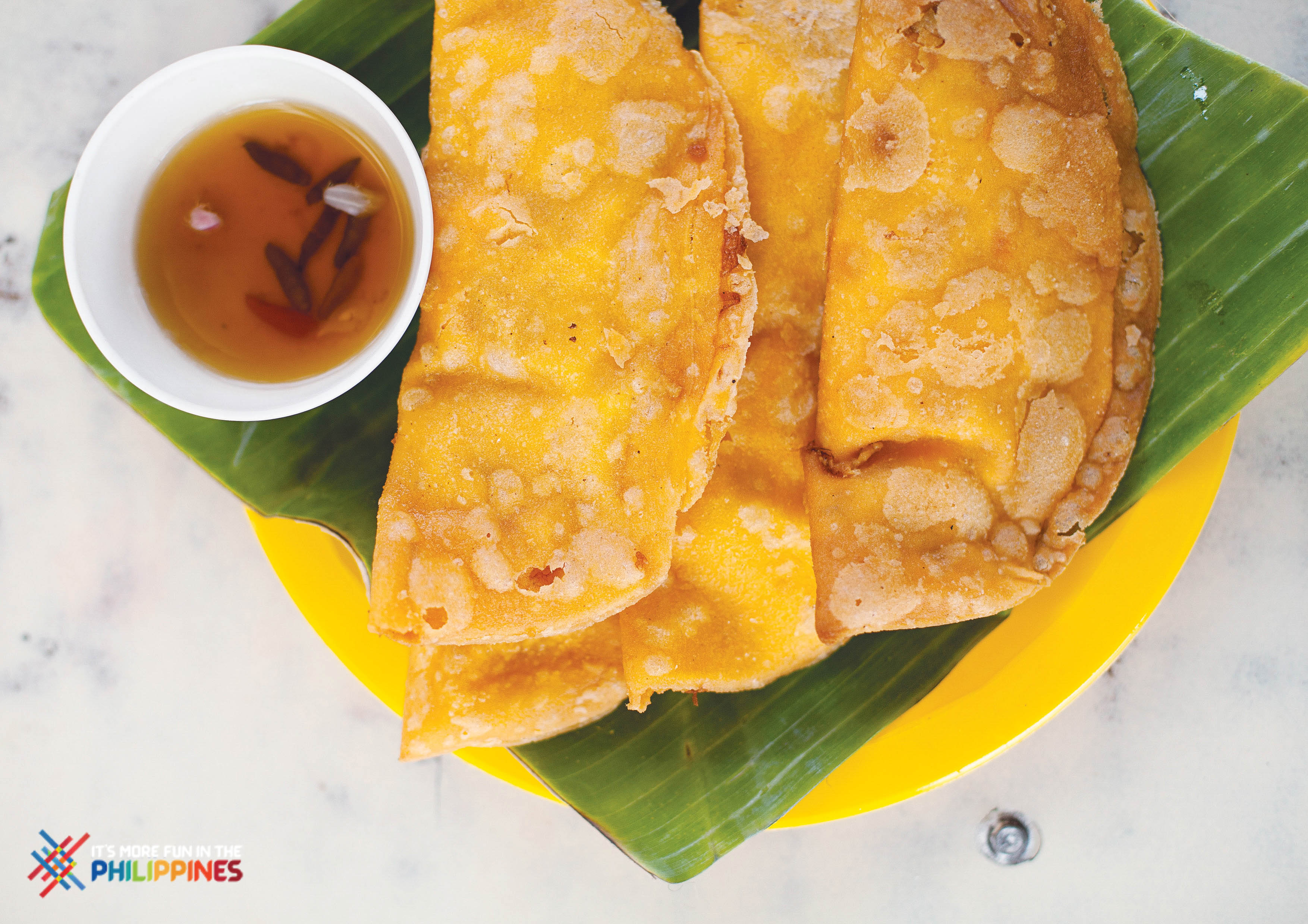 Ilocos Empanada with vinegar