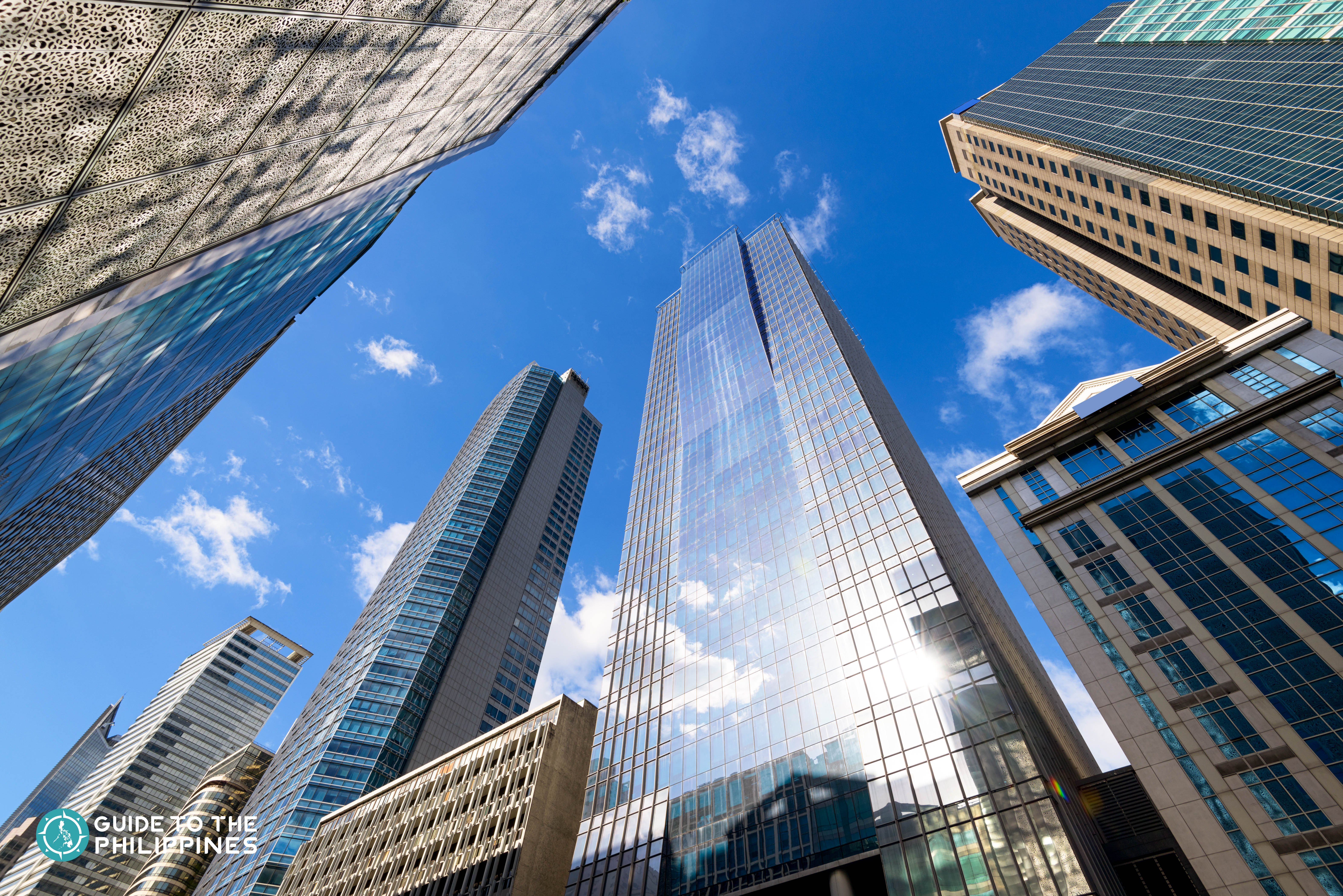 Skyscrapers in Makati, the financial hub of the Philippines