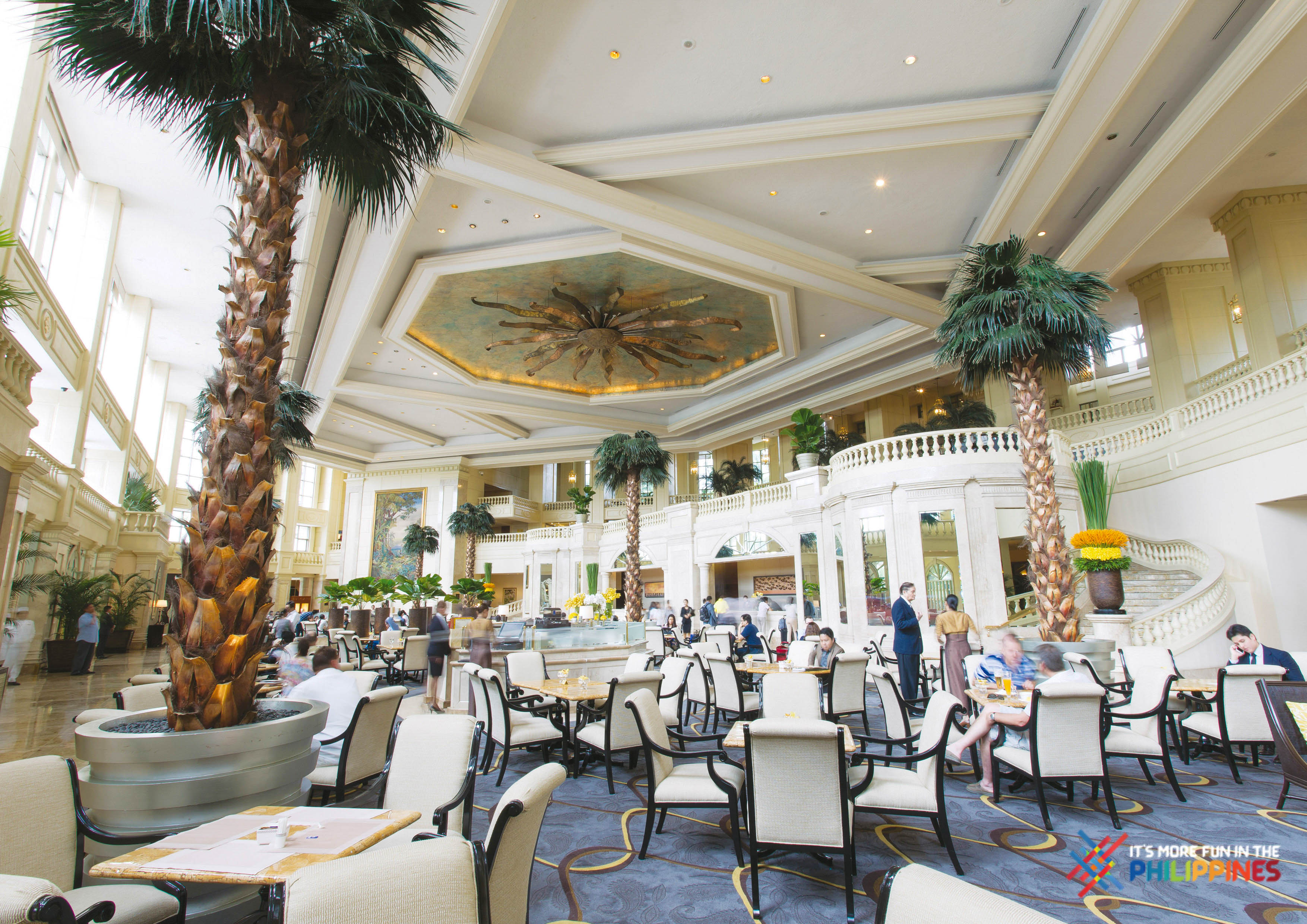 Main lobby of The Peninsula Manila in Makati