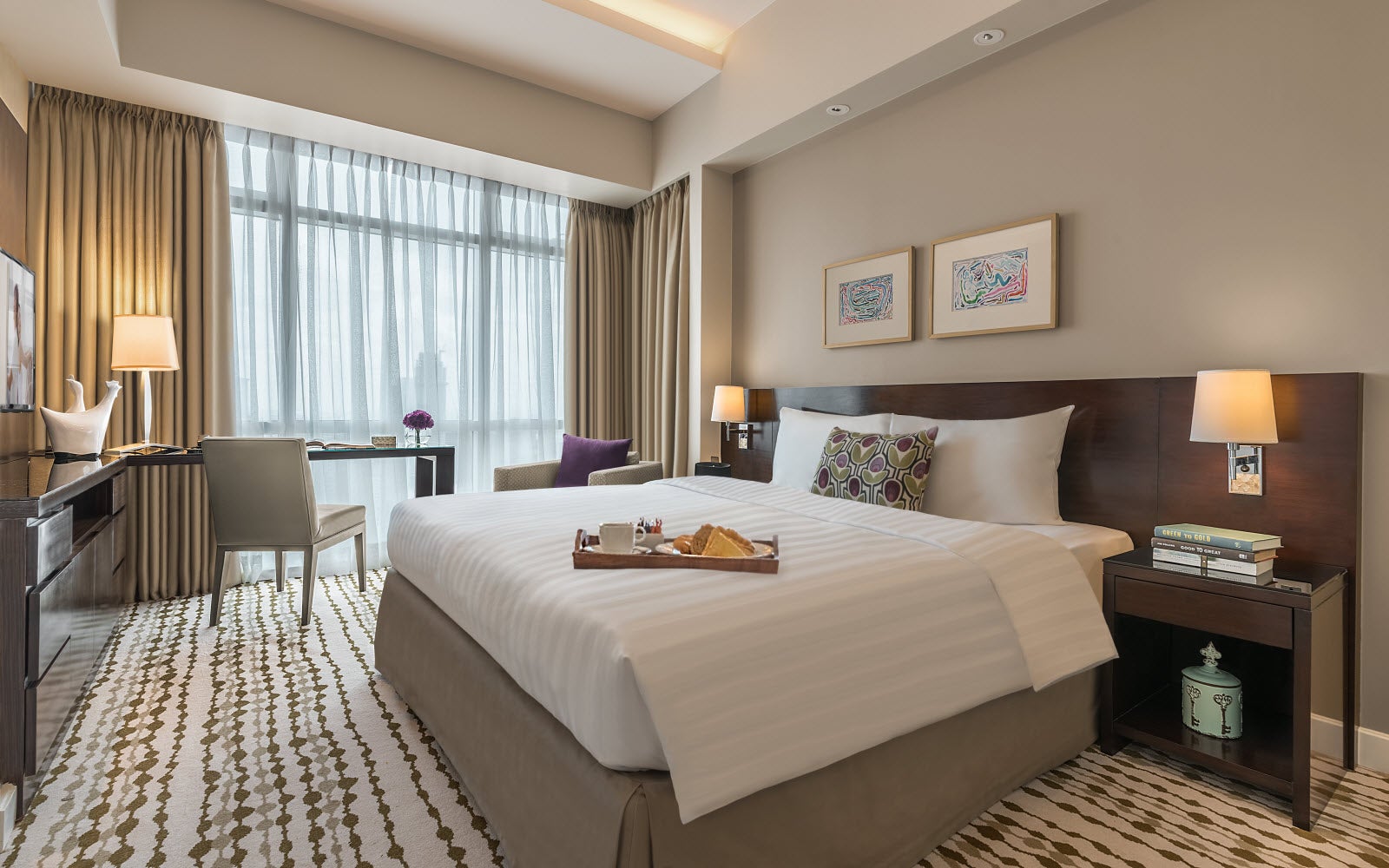 Guest room at Citadines Salcedo in Makati