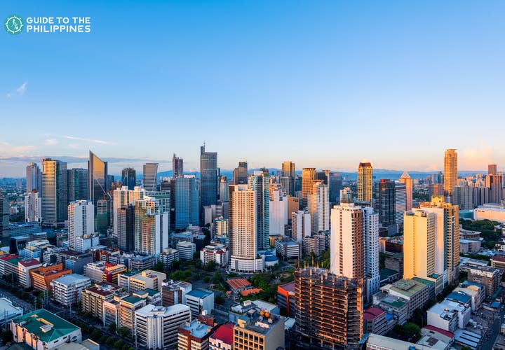 Skyline of Makati, the financial hub of the Philippines