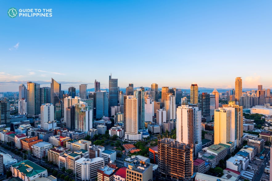 Skyline of Makati, the financial hub of the Philippines Skyline of Makati, the financial hub of the Philippines