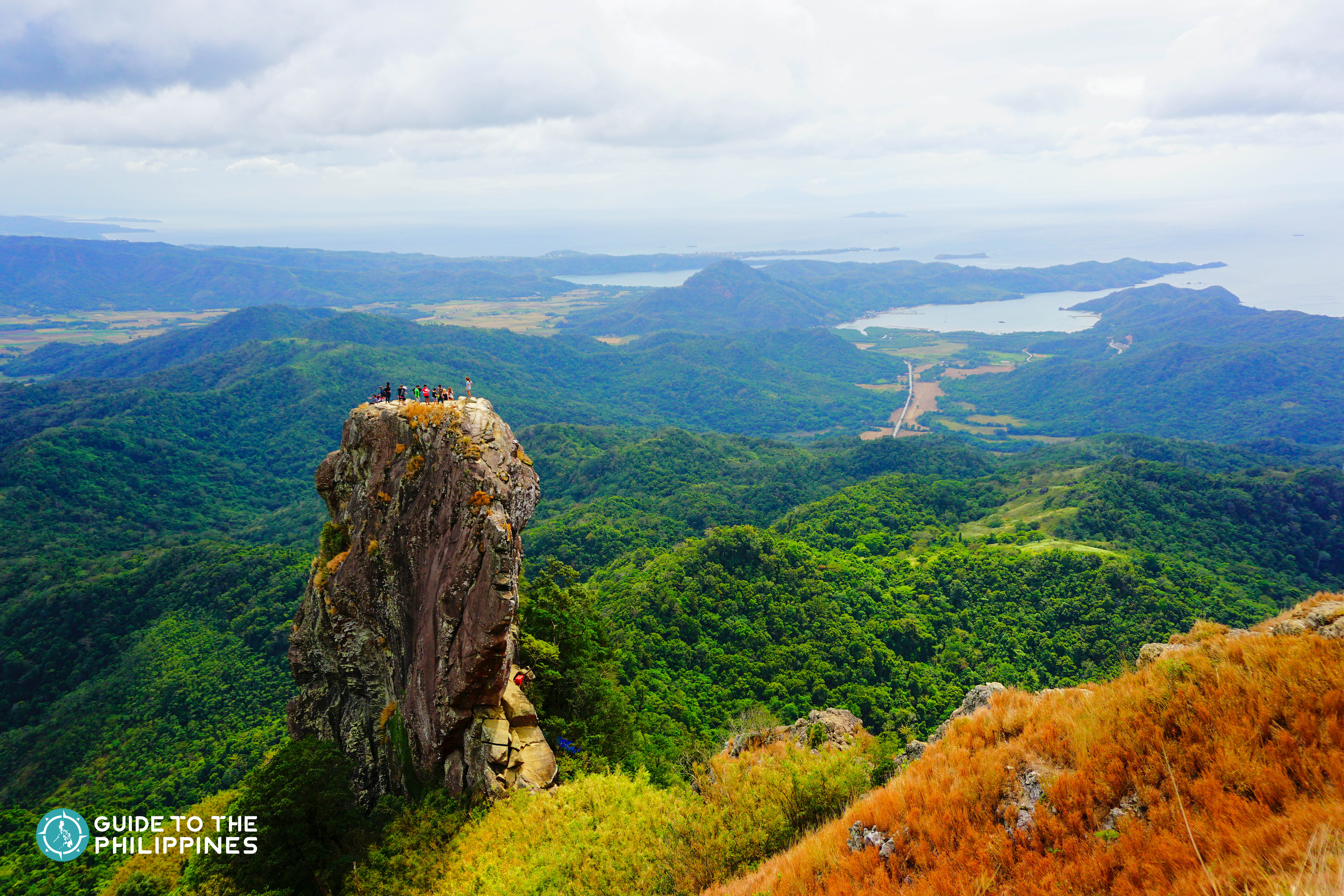 Stunning view from Mt. Pico de Loro in Batangas, Philippines
