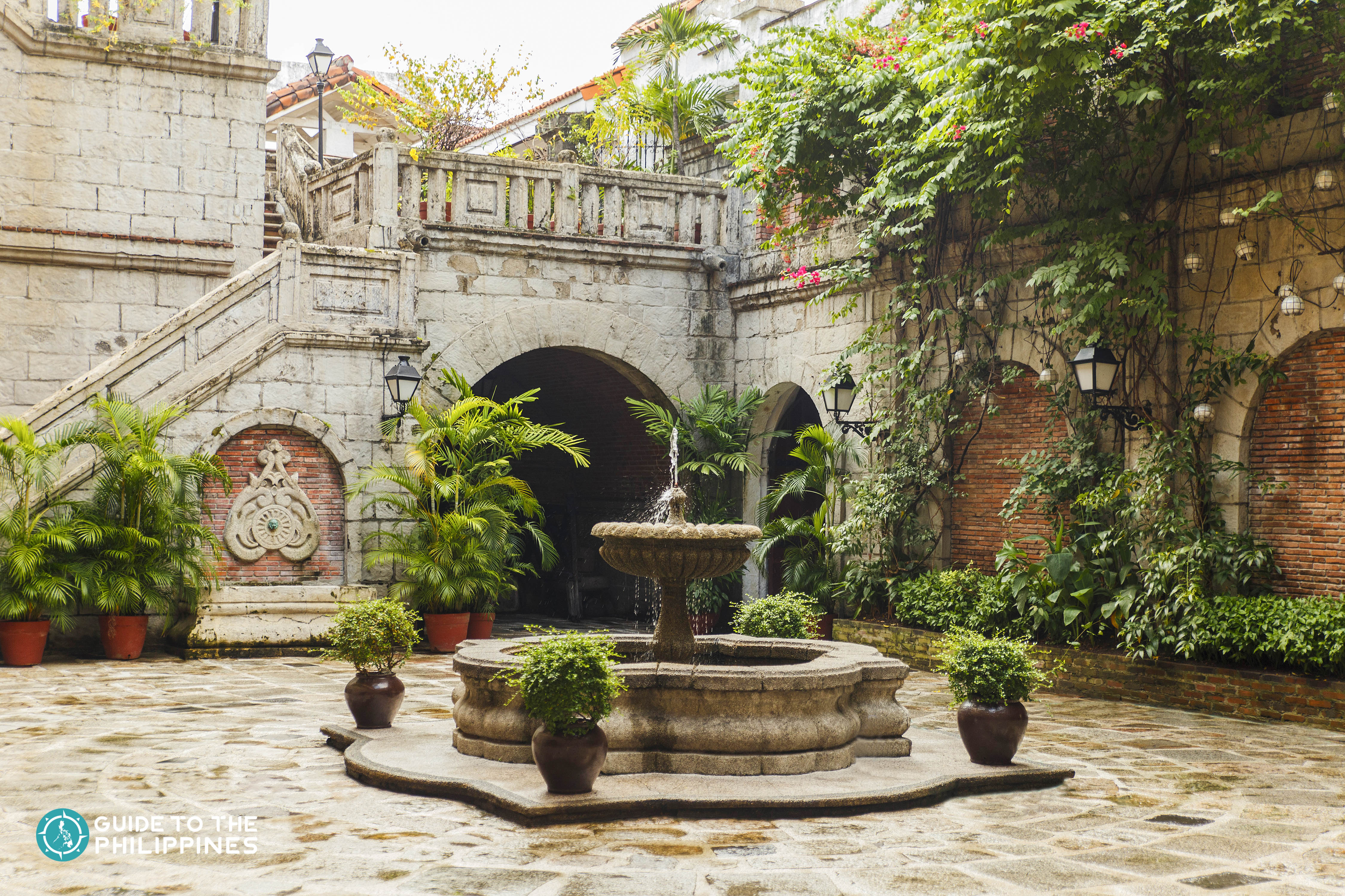 Fountain at Casa Manila in Intramuros