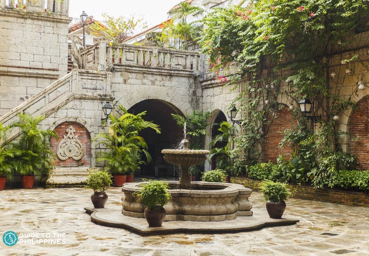 Fountain at Casa Manila in Intramuros