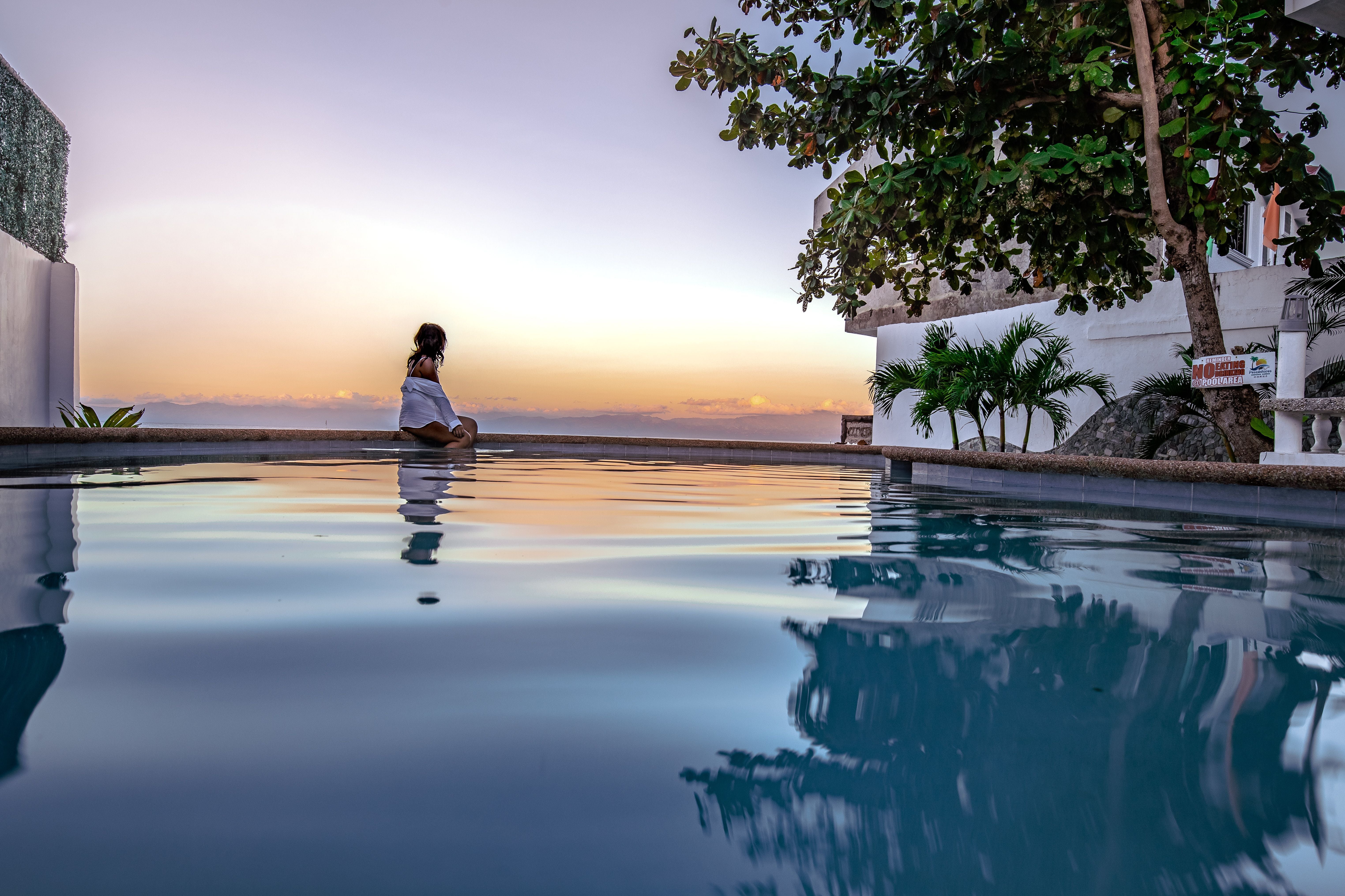 Sea view at Pescadores Seaview Suites Resort in Moalboal, Cebu