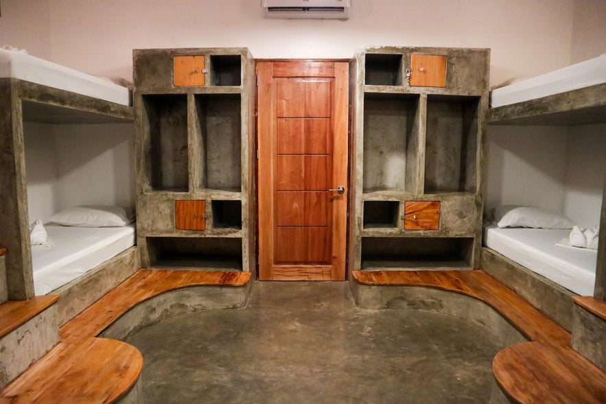 Dorm room at Chief Mau Hostel in Moalboal, Cebu Dorm room at Chief Mau Hostel in Moalboal, Cebu