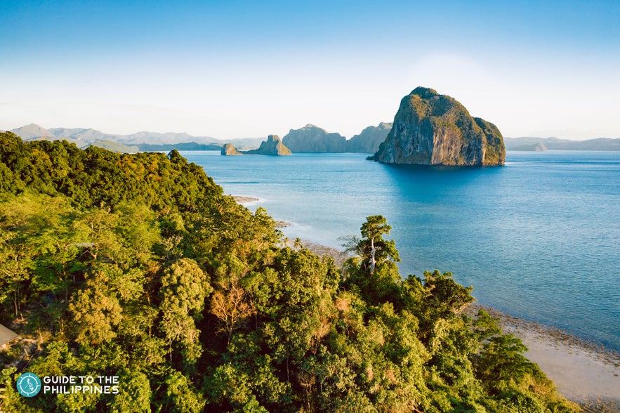 Las Cabanas Beach in El Nido, Palawan Las Cabanas Beach in El Nido, Palawan