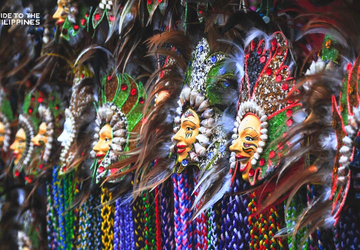Masks for Sinulog Festival in Cebu, Philippines