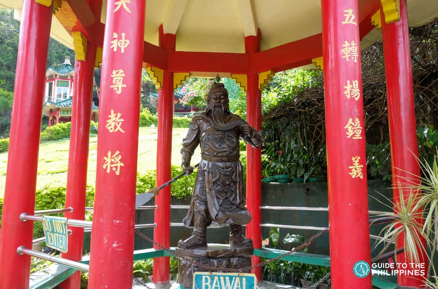 Statue at Bell Church in Baguio City, Philippines Statue at Bell Church in Baguio City, Philippines