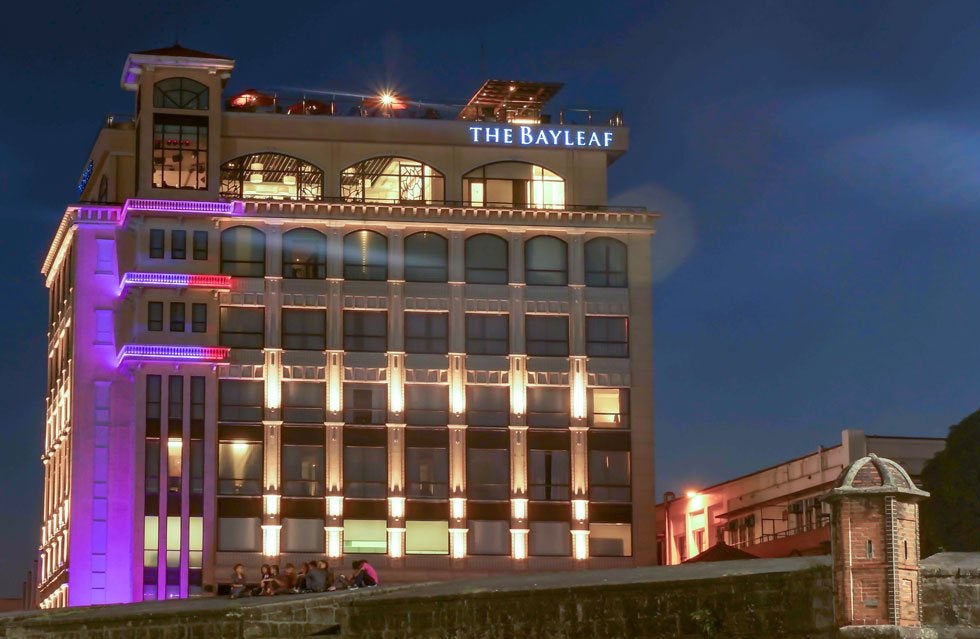 facade-of-bayleaf-hotel-intramuros-in-manila-philippines
