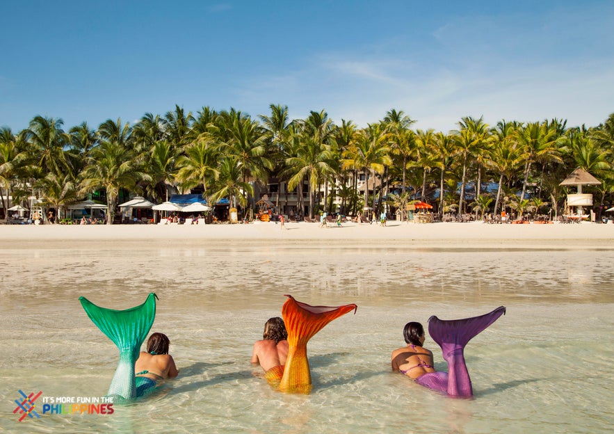 Lounge at the White Beach, Boracay like a mermaid Lounge at the White Beach, Boracay like a mermaid