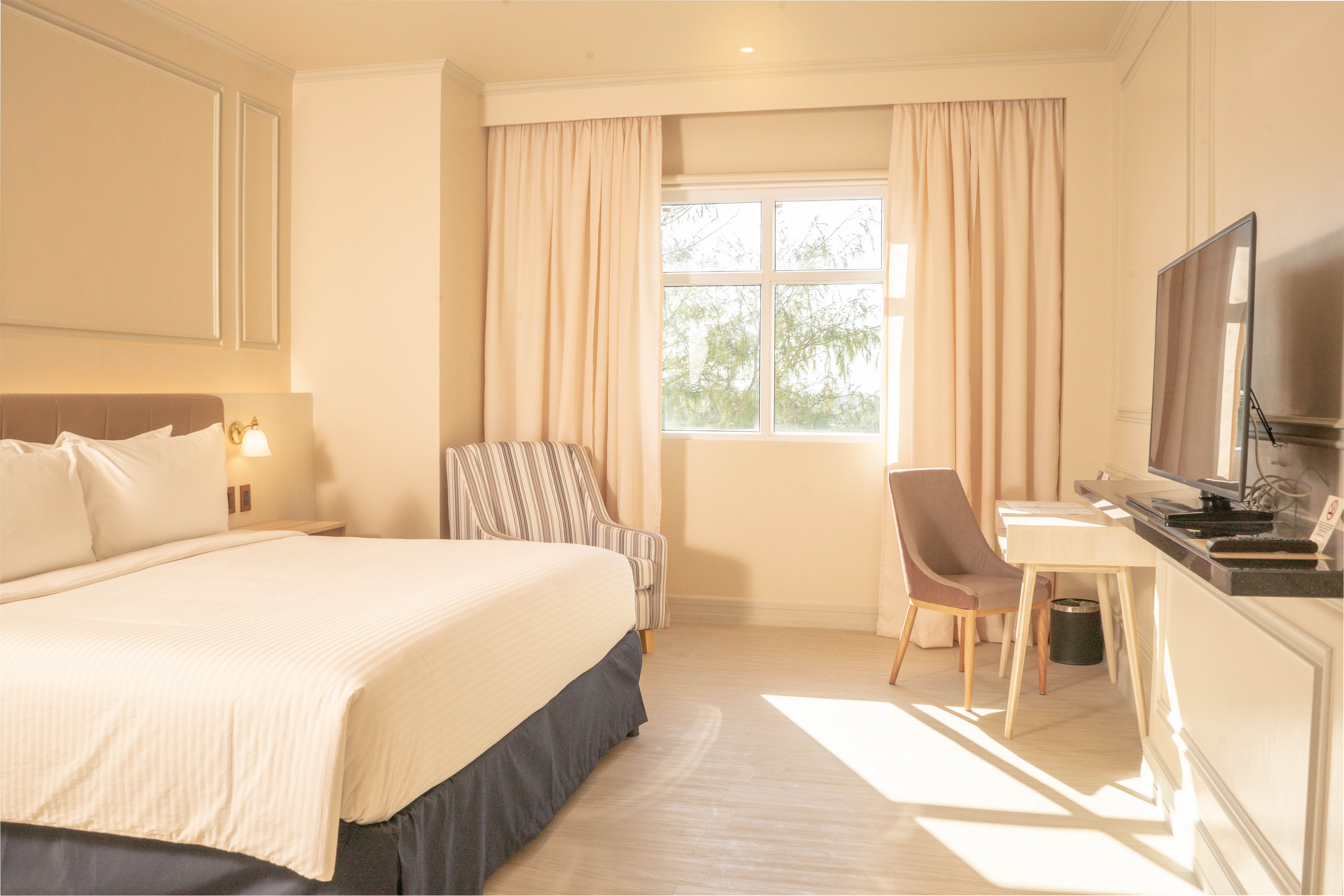 Guest room at Monarch Hotel in Calasiao, Pangasinan