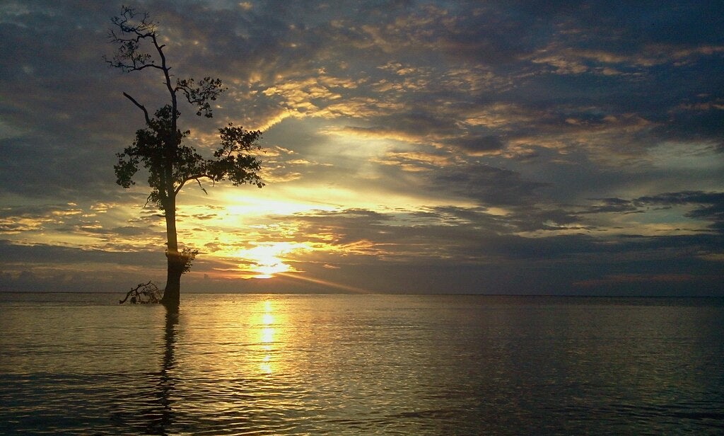 Beach view at Almari Beach Resort in Tawi-Tawi, Philippines