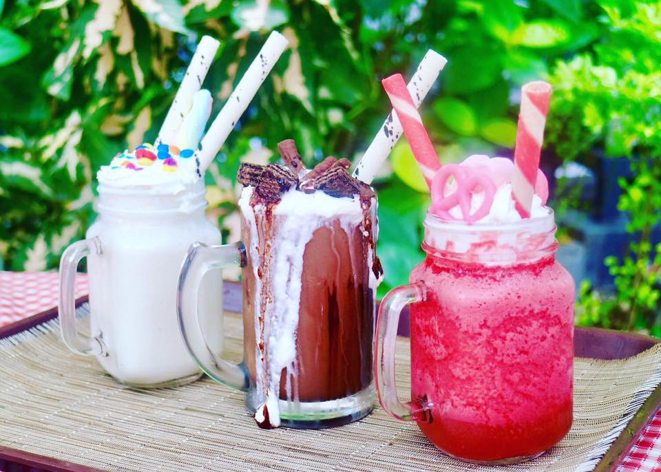 Milkshakes at Rachel's Place in Tawi-Tawi, Philippines