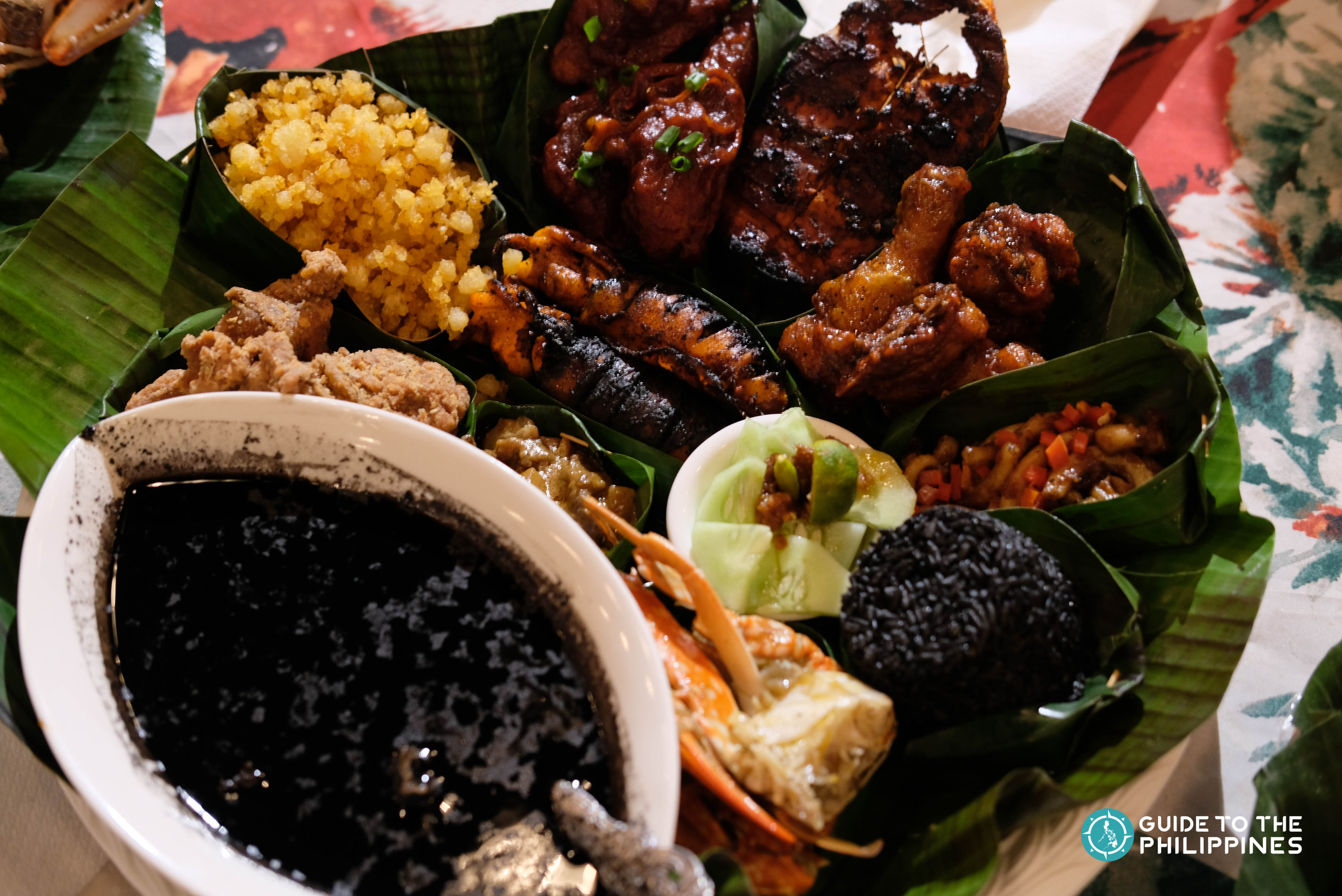 Tiyula Itum also known as the "black soup" by Inay's Restaurant in Tawi-Tawi