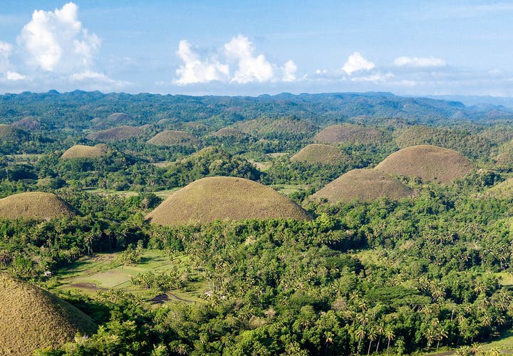 The amazing Chocolate Hills in Bohol, Philippines