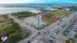 Aerial view of Pope John Paul II Tower in Bacolod City