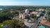 Aerial view of the Silay Pro Cathedral Church in Bacolod