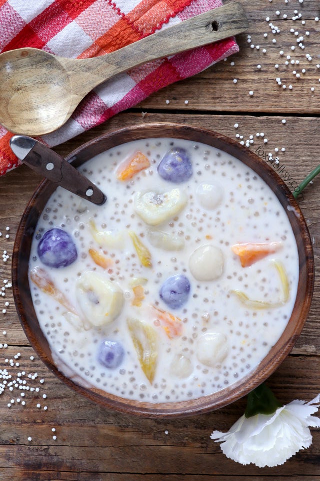 Ginataang bilo bilo in the Philippines
