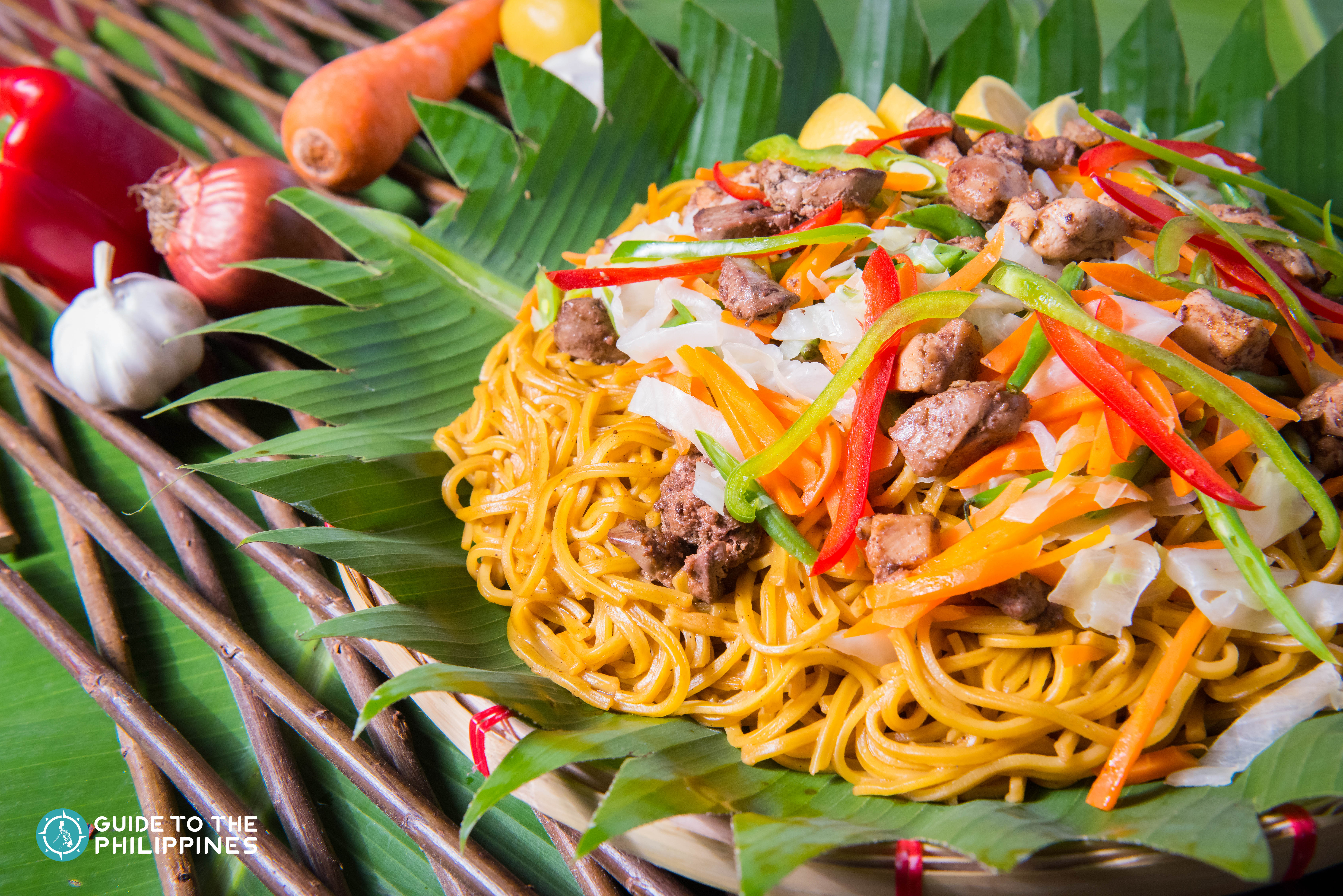 Pancit canton in the Philippines