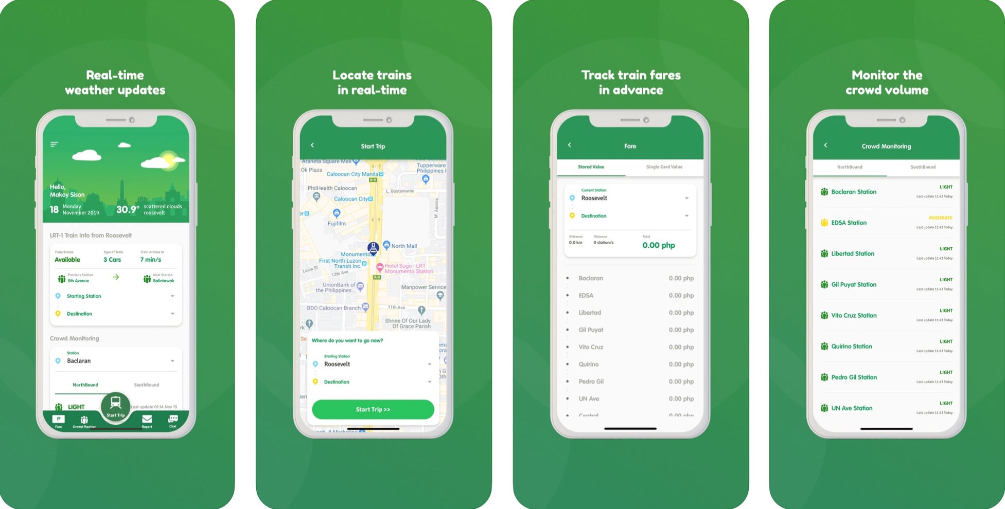 Screenshot of the ikotMNL application on iPhone