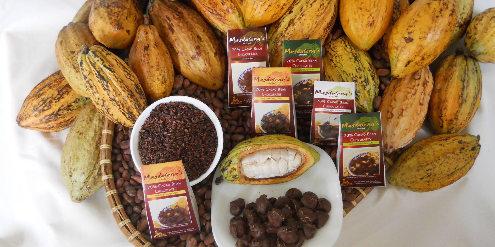 Magdalena's Cacao Bean Chocolates products