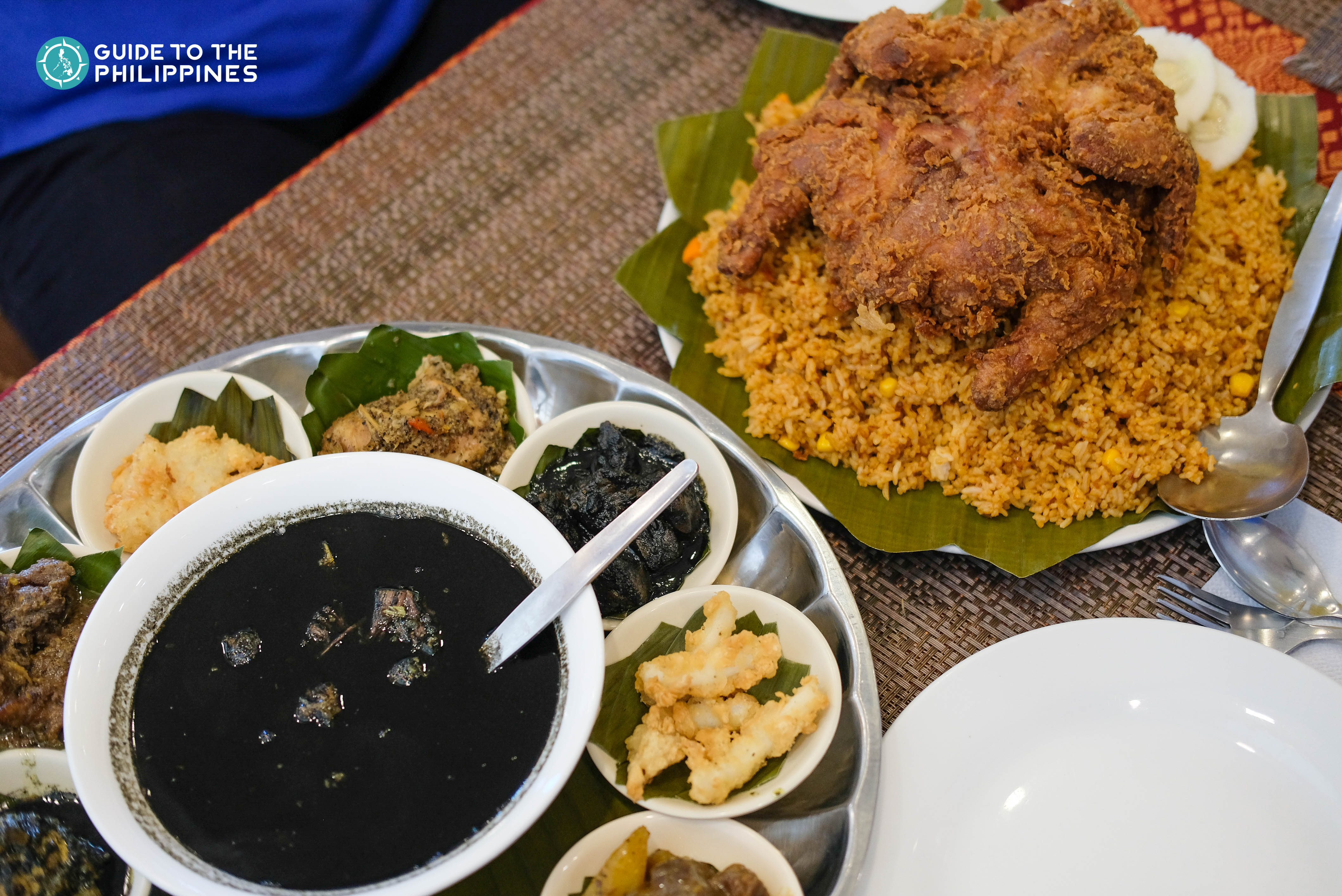 Local dishes in a restaurant in Zamboanga
