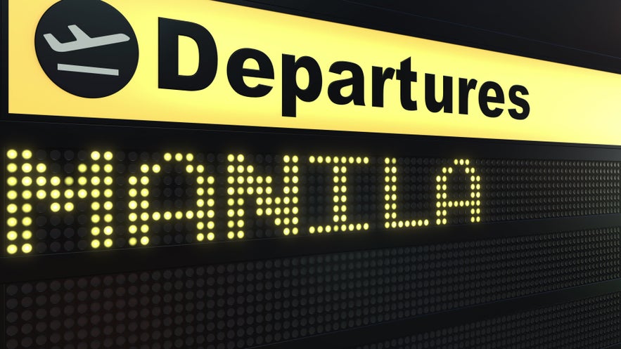 LED Board with Manila text LED Board with Manila text