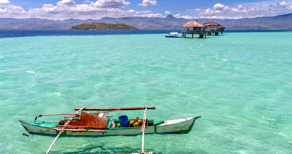 Clear waters of Manjuyod sandbar