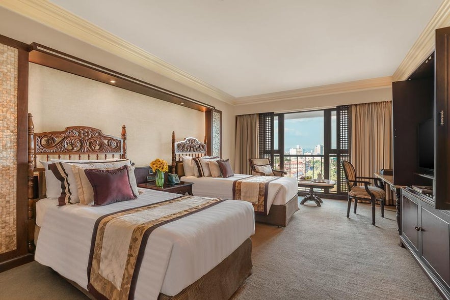 A superior deluxe room in The Manila Hotel A superior deluxe room in The Manila Hotel