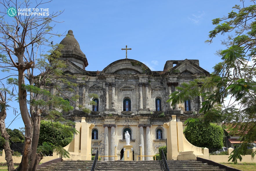 Facade of the charming Taal Basilica in Batangas Facade of the charming Taal Basilica in Batangas