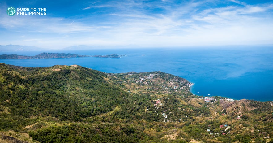 View of the island from Mount Gulugod Baboy View of the island from Mount Gulugod Baboy