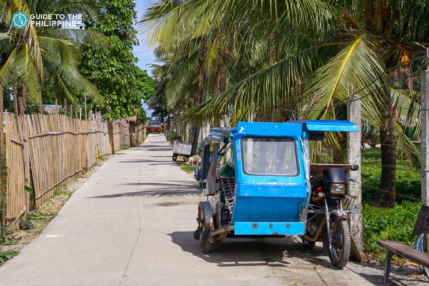 Tricycle, a local transportation in the Philippines Tricycle, a local transportation in the Philippines