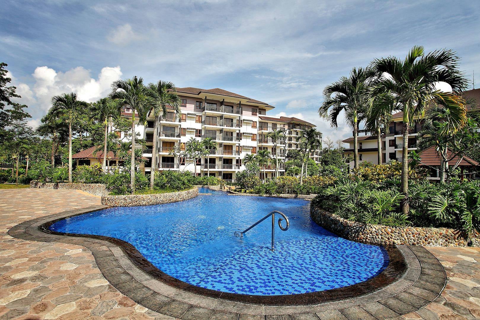 Beautiful facade of the hotel of Kasa Luntian