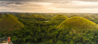 Chocolate Hills in Bohol Island
